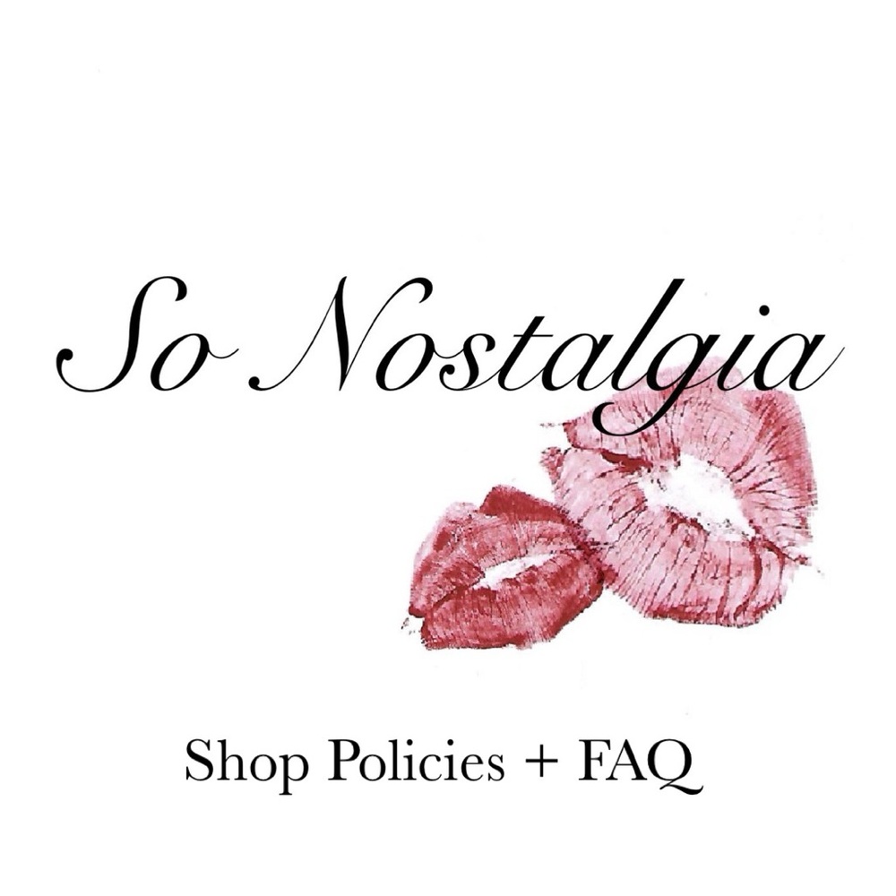 Shop Policies